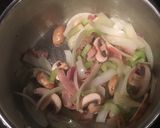 野菜たっぷりパスタ入りトマトスープ作り方6写真