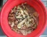味噌de簡単♡ナス&豚肉のピリ辛蒸し♪作り方3写真