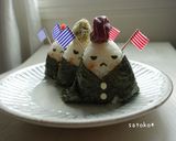キャラおにぎり♪おにぎり番長♪皆を応援♪作り方4写真