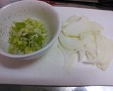 ねぎ玉牛丼作り方1写真