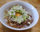 ねぎ玉牛丼作り方4写真