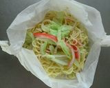 レンジで簡単☆包丁いらずのダシダ焼きそば作り方5写真