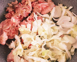 ガッツリ♡豚と野菜の焼肉丼 あご出汁使用作り方3写真