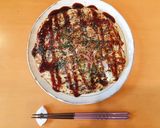 満足感たっぷりヘルシー♡えびのお好み焼き作り方7写真