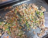 ホットプレートで簡単！ パラパラ炒飯♡作り方8写真