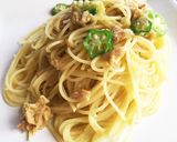 すだちとツナのパスタ(うどん)作り方7写真