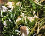 水菜と豆腐のゴマだれ和え作り方3写真