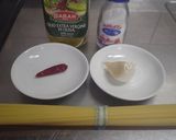 具なしペペロンチーノ作り方1写真