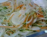 野菜ももりもり食べられる☆鯵の南蛮漬け作り方1写真