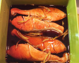 鮭の焼き浸し 柚子風味or生姜風味作り方3写真
