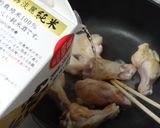 鶏手羽元とネギで、鶏すき煮作り方2写真