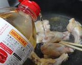 鶏手羽元とネギで、鶏すき煮作り方3写真