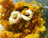 バターと醤油だけ！カボチャのサラダ作り方4写真