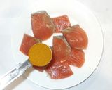 魚・鮭とじゃが芋の簡単カレー粉炒め物作り方2写真