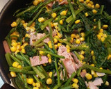 コーンたっぷり☆ほうれん草のバター炒め作り方6写真