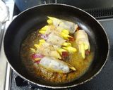 サツマイモの肉巻きバター醤油作り方5写真
