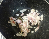 ゴボウの肉味噌炒チーズ焼き作り方3写真