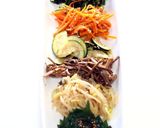 本場韓国の味「５色ナムルの石焼ビビンバ」作り方1写真