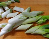 ダイエット鶏ささみと なめこ ネギの煮物作り方1写真