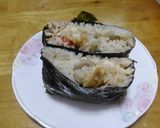 炊き込みご飯とチーズのおにぎらず作り方5写真
