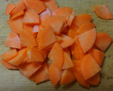 小松菜と根菜 きのこ 豆腐のあごだし煮♪作り方1写真