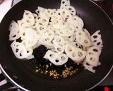 れんこんペペロンチーノ☆作り方3写真