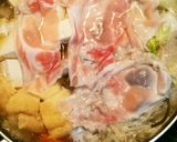 しょうゆ味♪鱈としゃぶしゃぶ肉の寄せ鍋☆作り方7写真