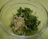 簡単！豆苗と生姜の冷奴作り方1写真