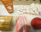 めっさ簡単 トマトベーコンのきのこパスタ作り方1写真