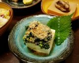 【豆腐】ヘルシー♡刻みモロヘイヤ乗せ冷奴作り方5写真