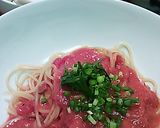 トマトとクラムチャウダーのパスタ作り方4写真