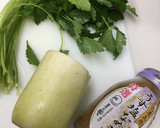 三つ葉となめ茸のおろし和え さっぱり美味作り方1写真