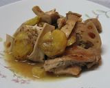 鶏肉と栗のはちみつレモン煮作り方5写真