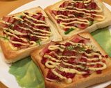簡単☆パンの耳のピザトースト作り方7写真