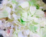 簡単★キャベツとベーコンのクリームパスタ作り方5写真