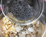 塩昆布とシメジの炊き込みご飯作り方1写真