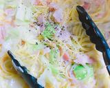簡単★キャベツとベーコンのクリームパスタ作り方12写真