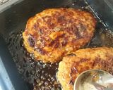 ワインに合う♪鶏ひき肉の照焼きハンバーグ作り方8写真