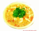 パクチー(香菜)入りお豆腐スープ作り方5写真