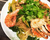 本格簡単タイ料理♬ 海老と春雨の蒸し煮作り方7写真