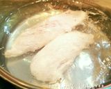 簡単✴ヘルシー♥鶏肉とカイワレのサラダ作り方1写真