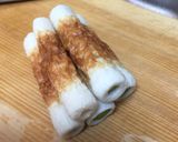 ちくわにオクラを詰めて甘辛く作り方1写真