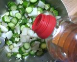 あごだしつゆを使った 梅酢の酢の物作り方5写真