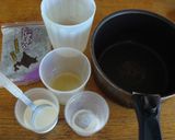 ひんやり！簡単！カップで☆水ようかん作り方1写真