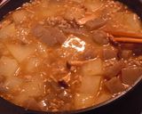 冬瓜とこんにゃくが入った、ひき肉とろみ煮作り方4写真
