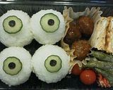 ハロウィンに目玉おむすび作り方7写真