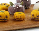 ハロウィンにかぼちゃ大福！作り方16写真