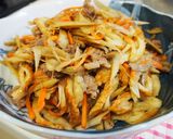 牛肉ときんぴらの炒め煮作り方8写真