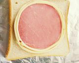 マヨハム目玉焼きトースト☆作り方1写真
