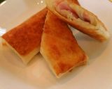 簡単おかず★えのきハムチーズ春巻作り方8写真